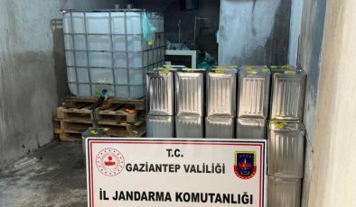 Gaziantep’te 583 bin TL’lik sahte zeytinyağı operasyonu