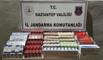 Gaziantep’te 773 bin TL’lik kaçak malzeme ele geçirildi
