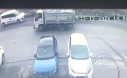 Ankara’da hafriyat kamyonu 11 araca çarpıp devrildi