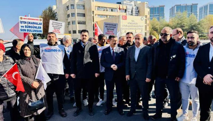 İYİ Partili Türkoğlu’ndan Diyarbakır’daki işçilere destek