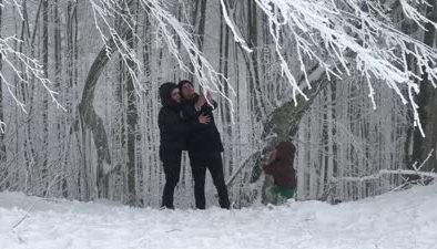 Kar görmek isteyenler rotasını Istranca Dağları’na çevirdi