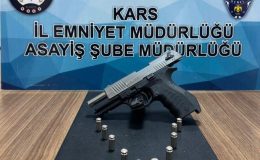 Kars’ta ruhsatsız silah operasyonu