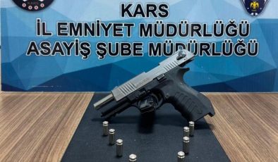 Kars’ta ruhsatsız silah operasyonu