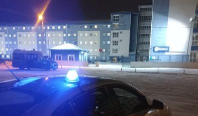 Kars’ta yurt çevresinde güvenlik uygulaması