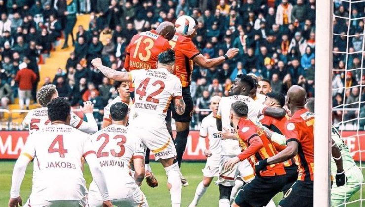 Kayserispor Galatasaray’a 3 sezon sonra yenildi
