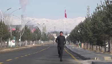 Koşu tutkusu Ağrı’da çetin kışa meydan okuyor