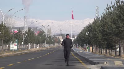 Koşu tutkusu Ağrı’da çetin kışa meydan okuyor