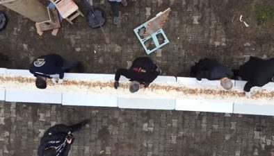 Lezzet buluşmalarında 141 metrelik Adana döneri dağıtıldı