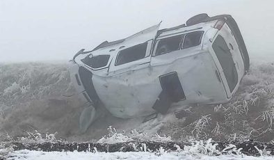 Malazgirt’te öğretmen servisi kaza yaptı: 8 yaralı