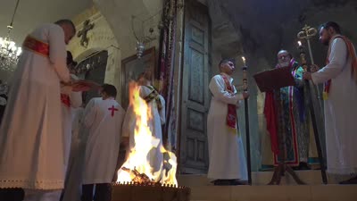 Mardin Kırklar Kilisesi’nde Noel coşkusu yaşandı