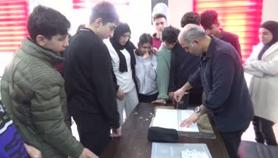 Muş’ta lise öğrencilerine yazının tarihçesi uygulamalı anlatıldı