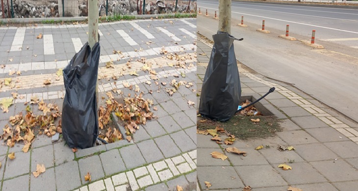 Poşetli çözüm!