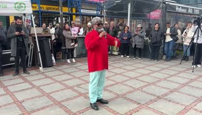 Roman çeribaşının klip çekimi açık hava konserine dönüştü