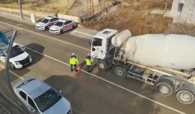 Siirt’te dron destekli trafik denetimi