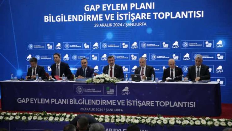 Şanlıurfa ve Diyarbakır’ı kapsayan GAP toplantısı yapıldı