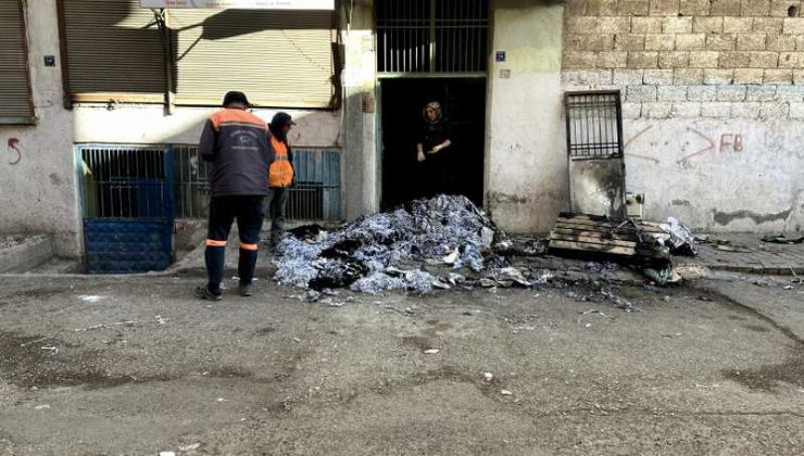 Şanlıurfa’da çıkan yangında 5 kişi dumandan etkilendi