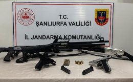 Şanlıurfa’da silah kaçakçılığı operasyonu: 3 gözaltı