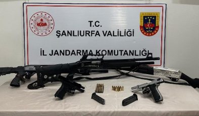 Şanlıurfa’da silah kaçakçılığı operasyonu: 3 gözaltı