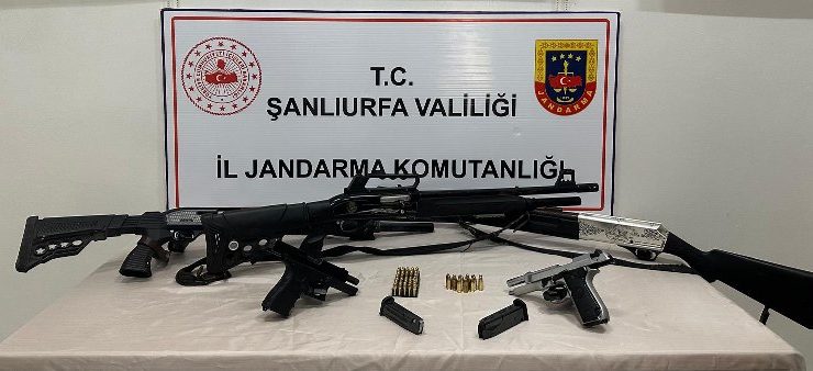 Şanlıurfa’da silah kaçakçılığı operasyonu: 3 gözaltı