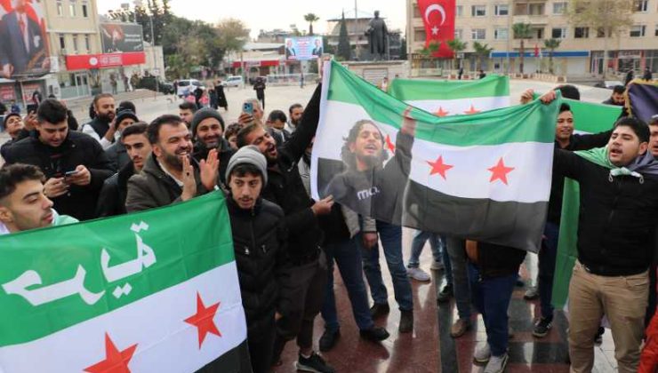 Güneydoğu’da Suriyeliler Esad rejiminin çöküşünü kutladı