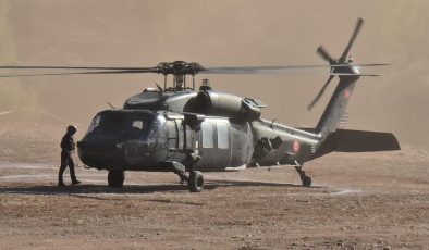 Siirt’te askeri helikopter minik bebek için uçtu