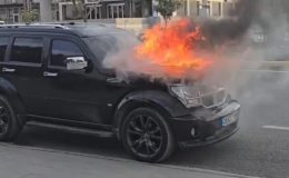 Şırnak’ta cip ve otobüs yangını korkuttu
