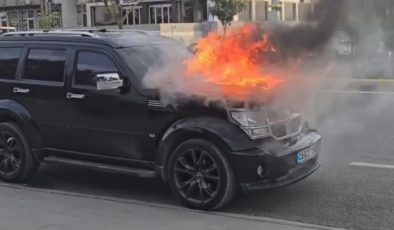 Şırnak’ta cip ve otobüs yangını korkuttu