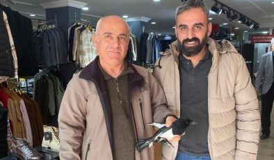 Şırnak’ta esnaf yaralı saksağanı kurtardı
