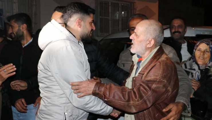 Suriye’de 21 yıldır tutuklu bulunan kişi, Kilis’teki ailesine kavuştu
