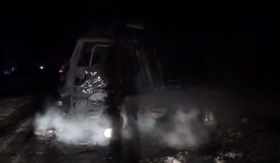 Taş ocağında çıkan yangın kontrol altına alındı