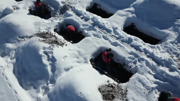 Erzurum’da kara kış için 500 mezar yeri hazırlandı