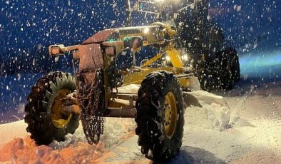 Tunceli’de 65 köy yolunda karla mücadele sürüyor
