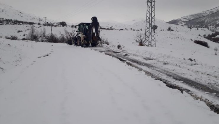 Tunceli’de kar sonrası tüm köy yolları açıldı