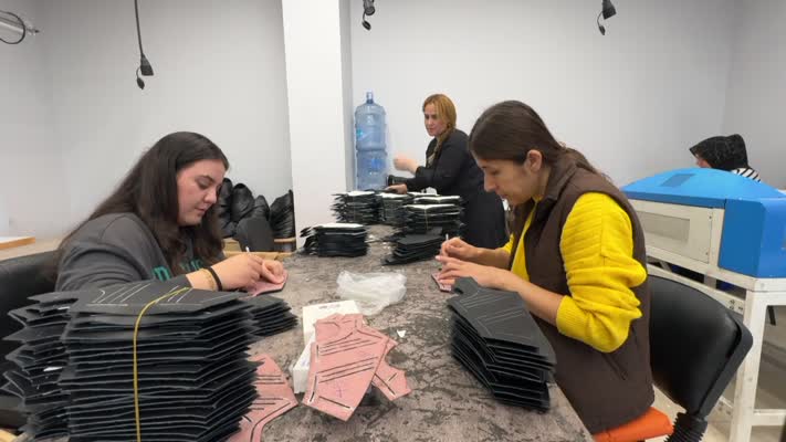 Gaziantepli kadınlar ayakkabı sektörüne damga vuruyor