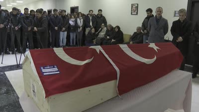 Erzurum’da buz kütlesi düşmesiyle ölen öğrenci için tören düzenlendi