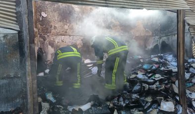 Van Mısır Çarşısı’ndaki yangında 30 dükkan kül oldu