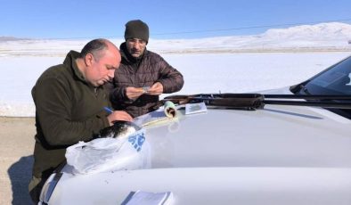 Van’da kaçak avcılara 22 bin lira ceza