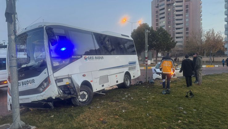 Polatlar Kavşağı’nda maddi hasarlı kaza