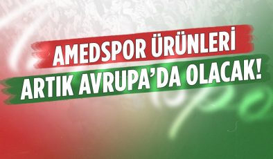 Amedspor ürünleri artık Avrupa’da da olacak