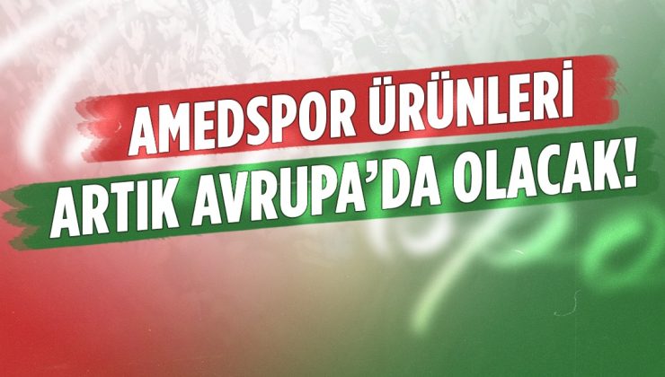 Amedspor ürünleri artık Avrupa’da da olacak