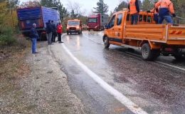 Yola dökülen balık yağı kazalara neden oldu