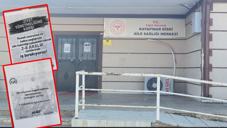 Aile Sağlığı Çalışanlarından yeniden iş bırakma eylemi