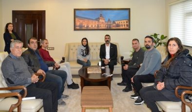Maden Mühendisleri Odası Eş başkan Doğan Hatun’u ziyaret etti