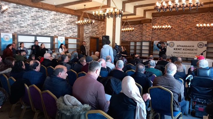 Diyarbakır Kent Konseyi Engelliler Meclisi 1. Olağan toplantısı düzenlendi