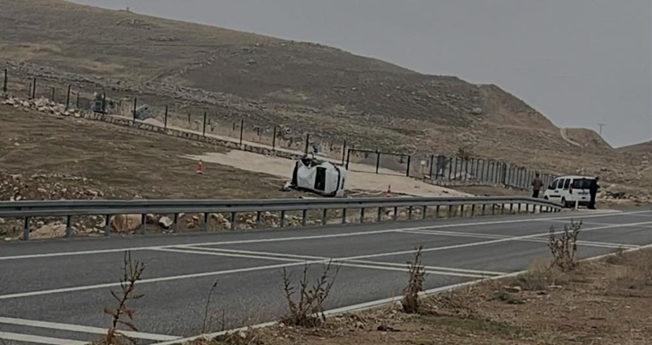 Hasankeyf yolunda trafik kazası: 1 yaralı