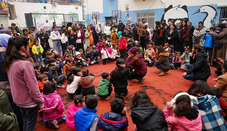 Çocuklar ‘Sanat ve Spor Şenliği’nde eğlendi