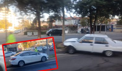 Fırat Bulvarı’nda maddi hasarlı kaza