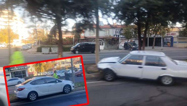 Fırat Bulvarı’nda maddi hasarlı kaza