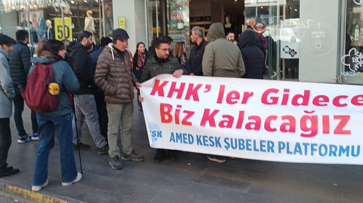 Diyarbakır’da KHK Eylemi 114’üncü haftasında