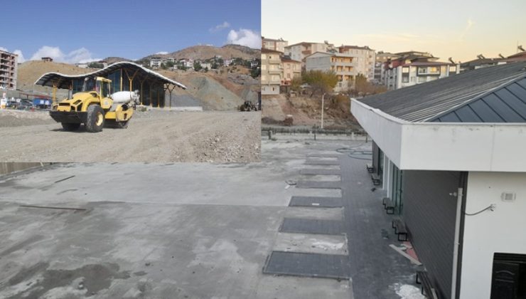 Bir türlü Bitmeyen Kulp ilçe otogarı!